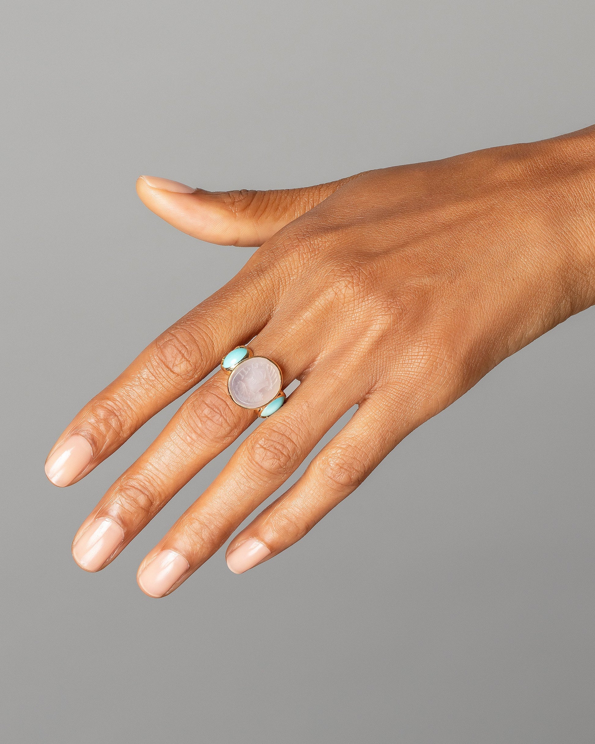 Manifestation Ring on model.