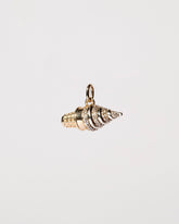  Chocolate & Vanilla Swirl Soft Serve Charm - Final Sale on light color background.