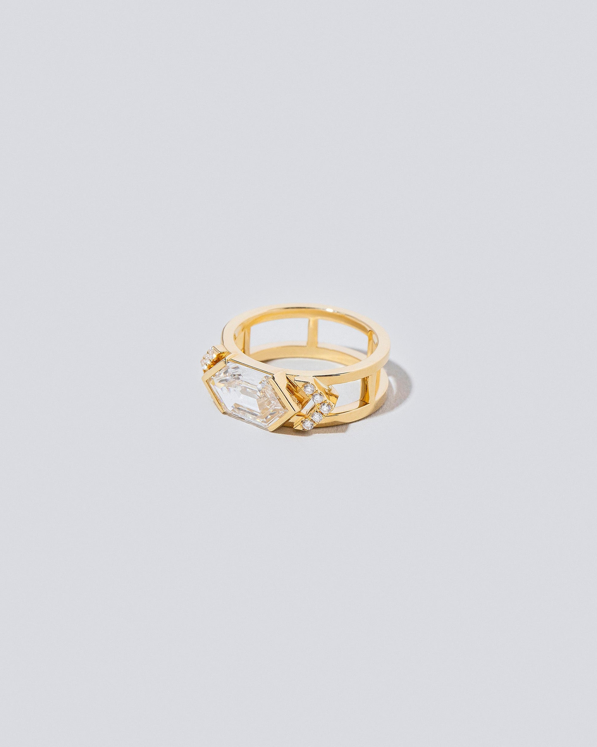  Empire Ring on light color background.