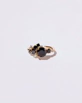  Vega Ring - Black & White Diamond on light color background.
