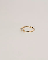 Stacked Ring - Baguette on light color background.