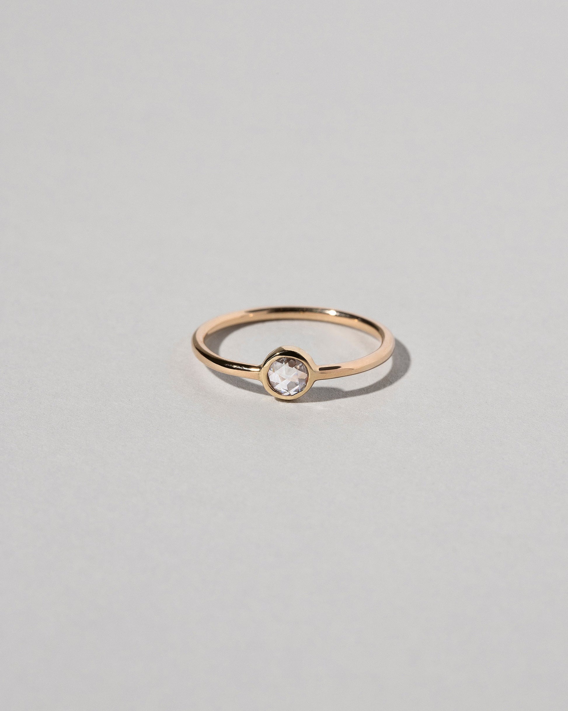  Birthstone Ring on light color background.