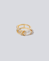  Empire Ring on light color background.