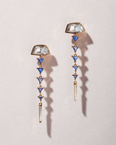  Abundance Earrings on light color background.
