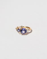  Vega Ring - Bicolor Sapphire on light color background.