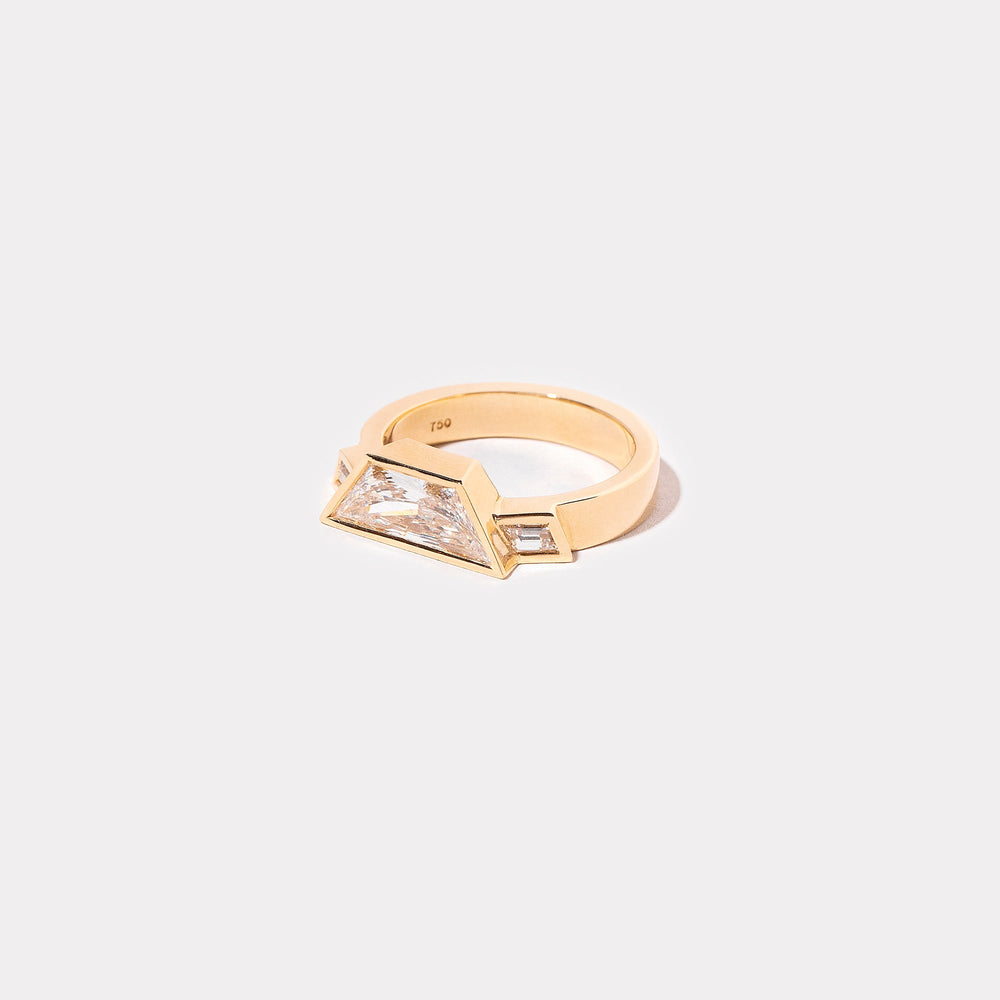 product_details:: Past Present Future Ring on light color background.
