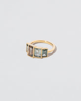 View from the side of the Nile Ring on light color background.