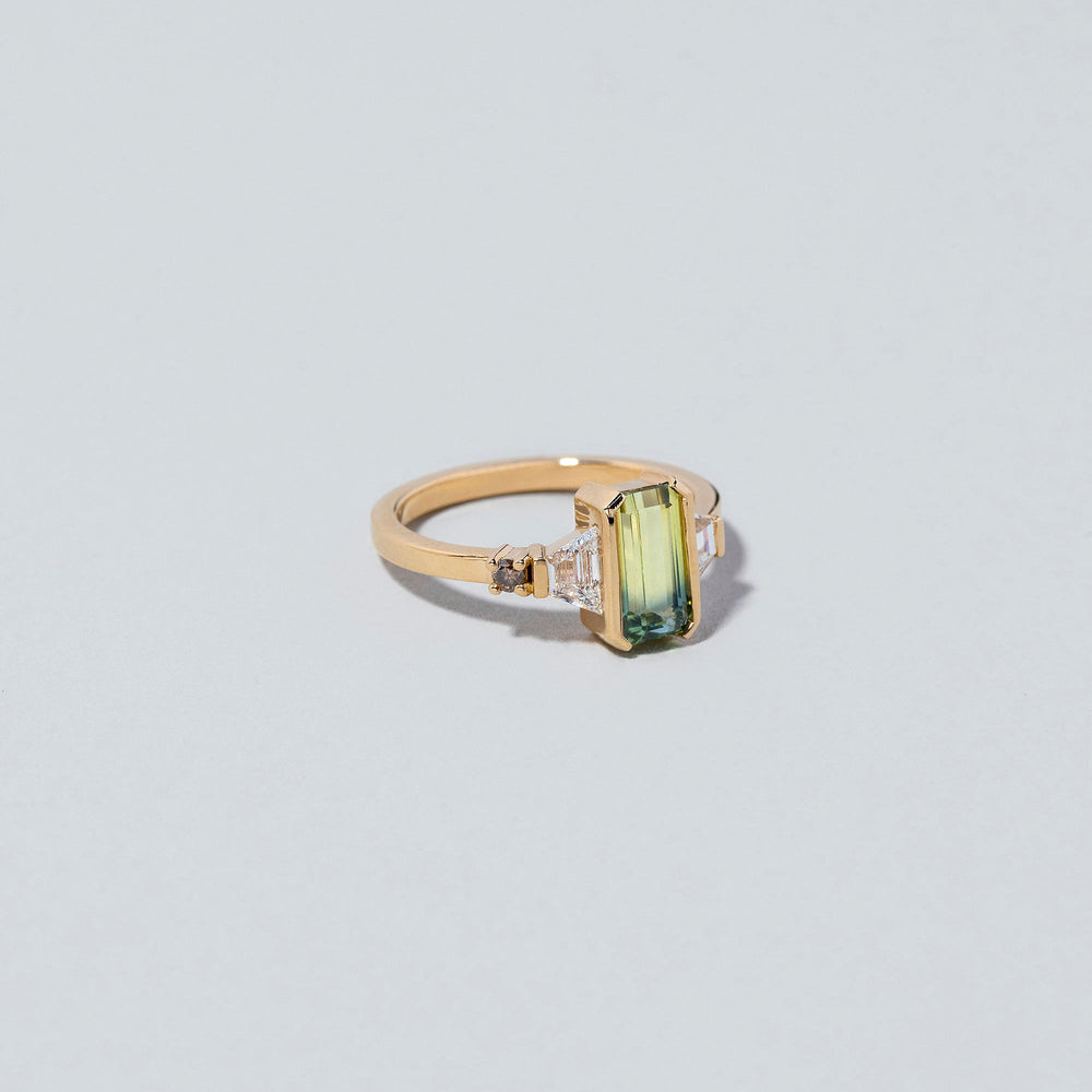 product_details:: Tower Ring on light color background.