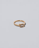 View from the side of the Spectrum Ring on light color background.