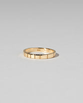 Gold 2.5mm Etched Lines Bands on light color background.