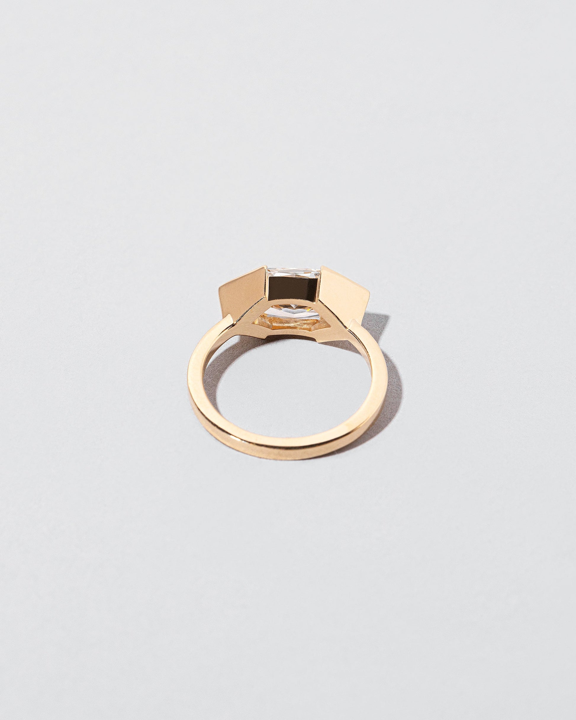 View from the back of the Vertex Ring on light color background.