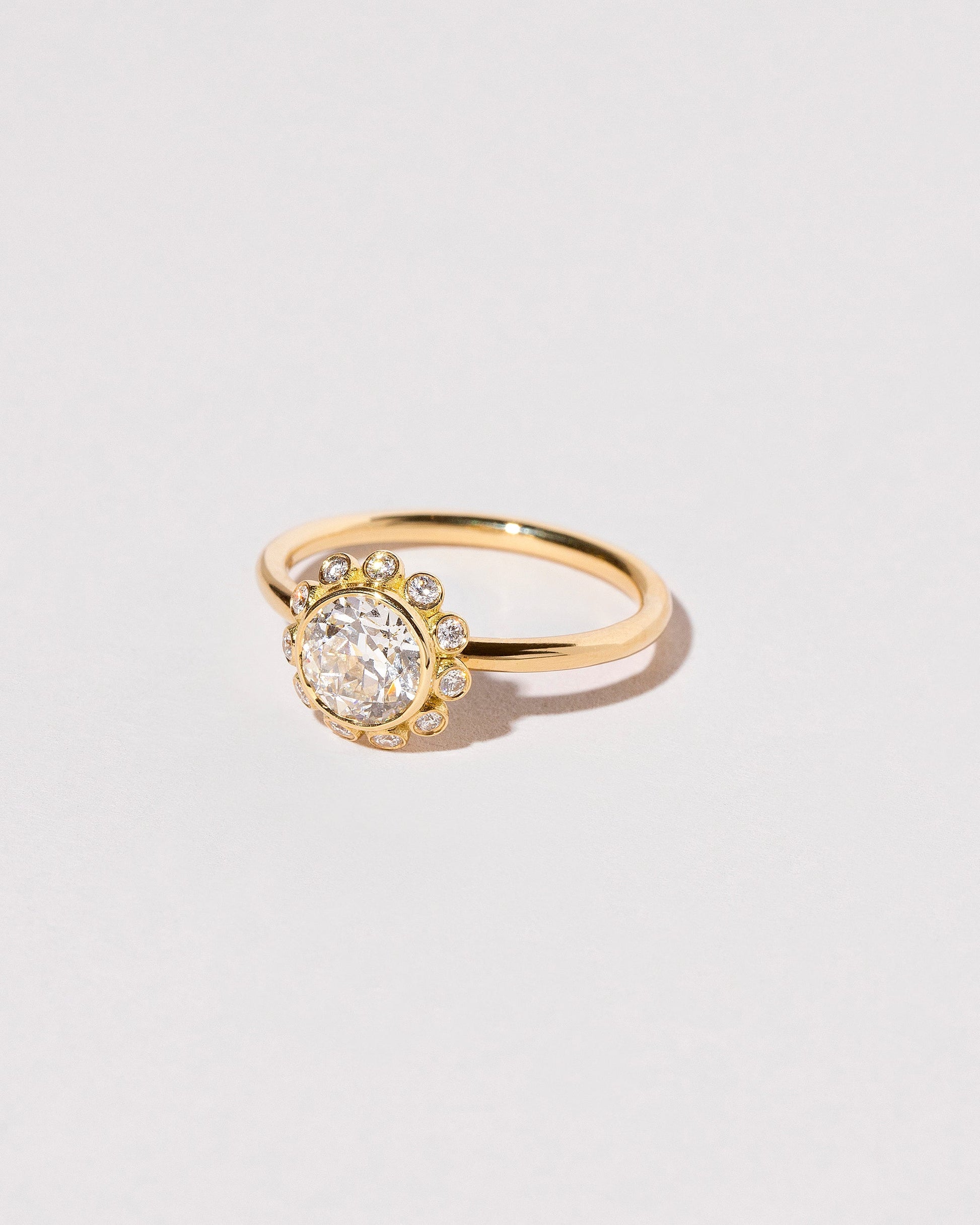  Halo Ring on light color background.