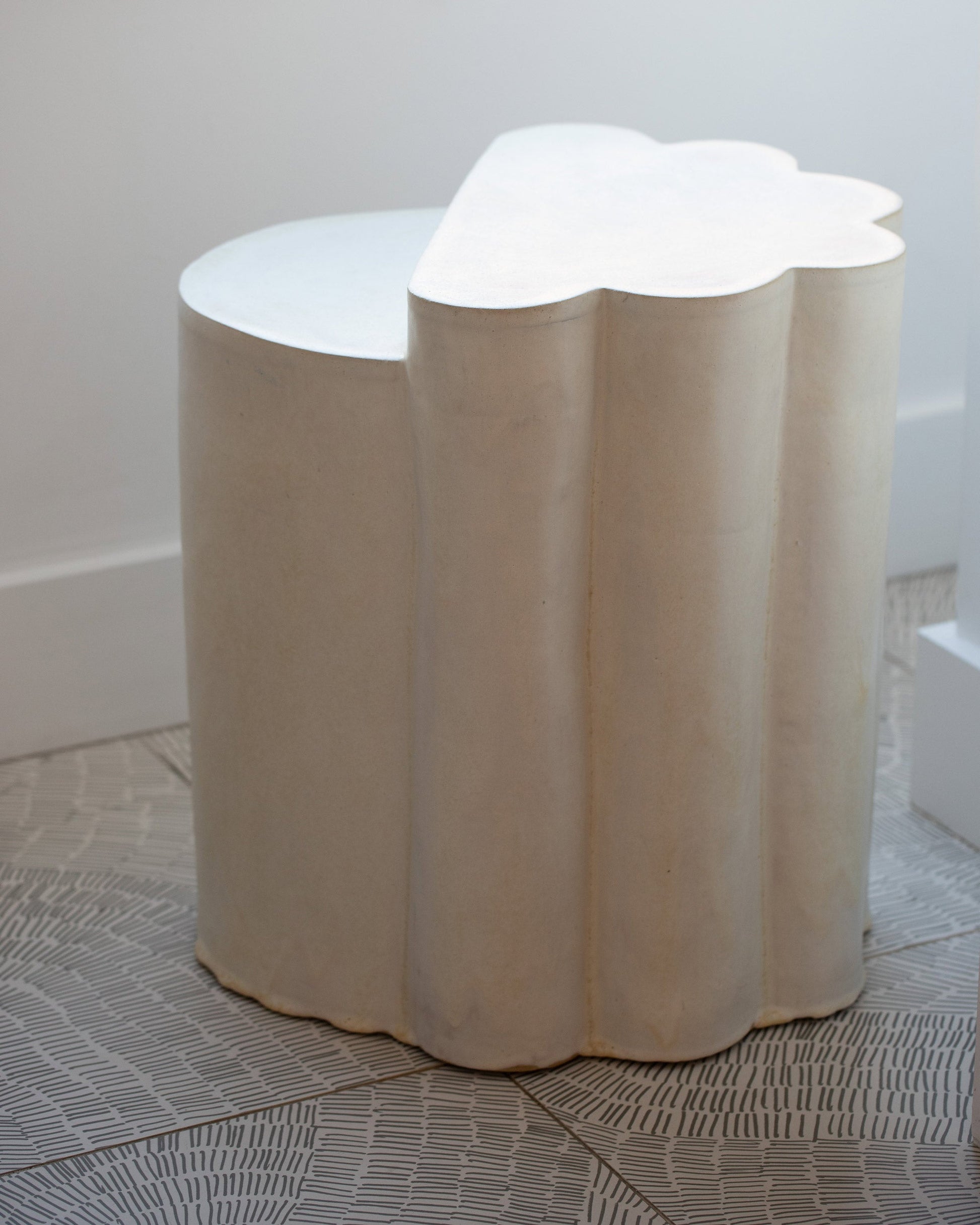 Bzippy & Co. Ledge Side Table - Final Sale on light color background.