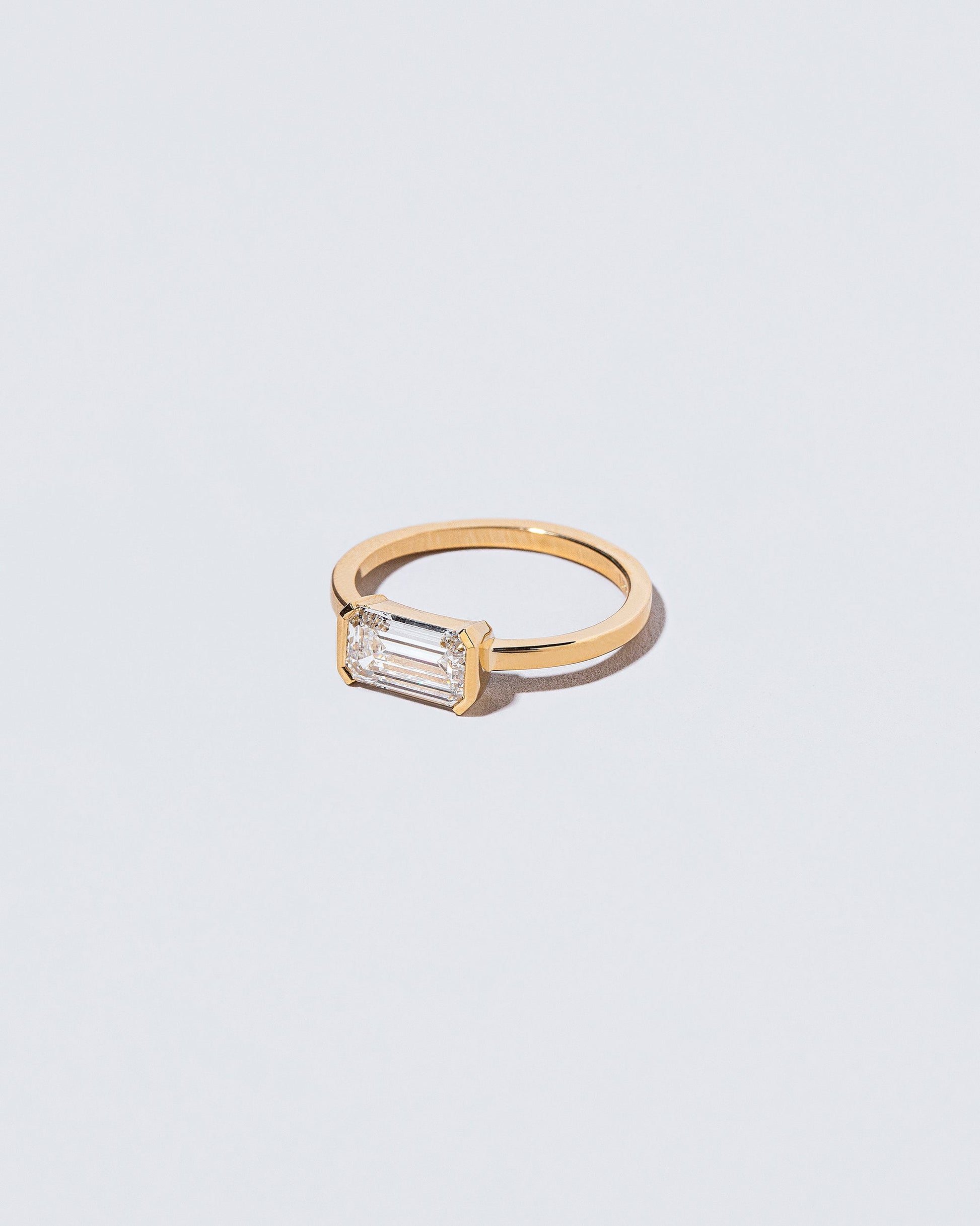 View from the side of the Constant Ring on light color background.