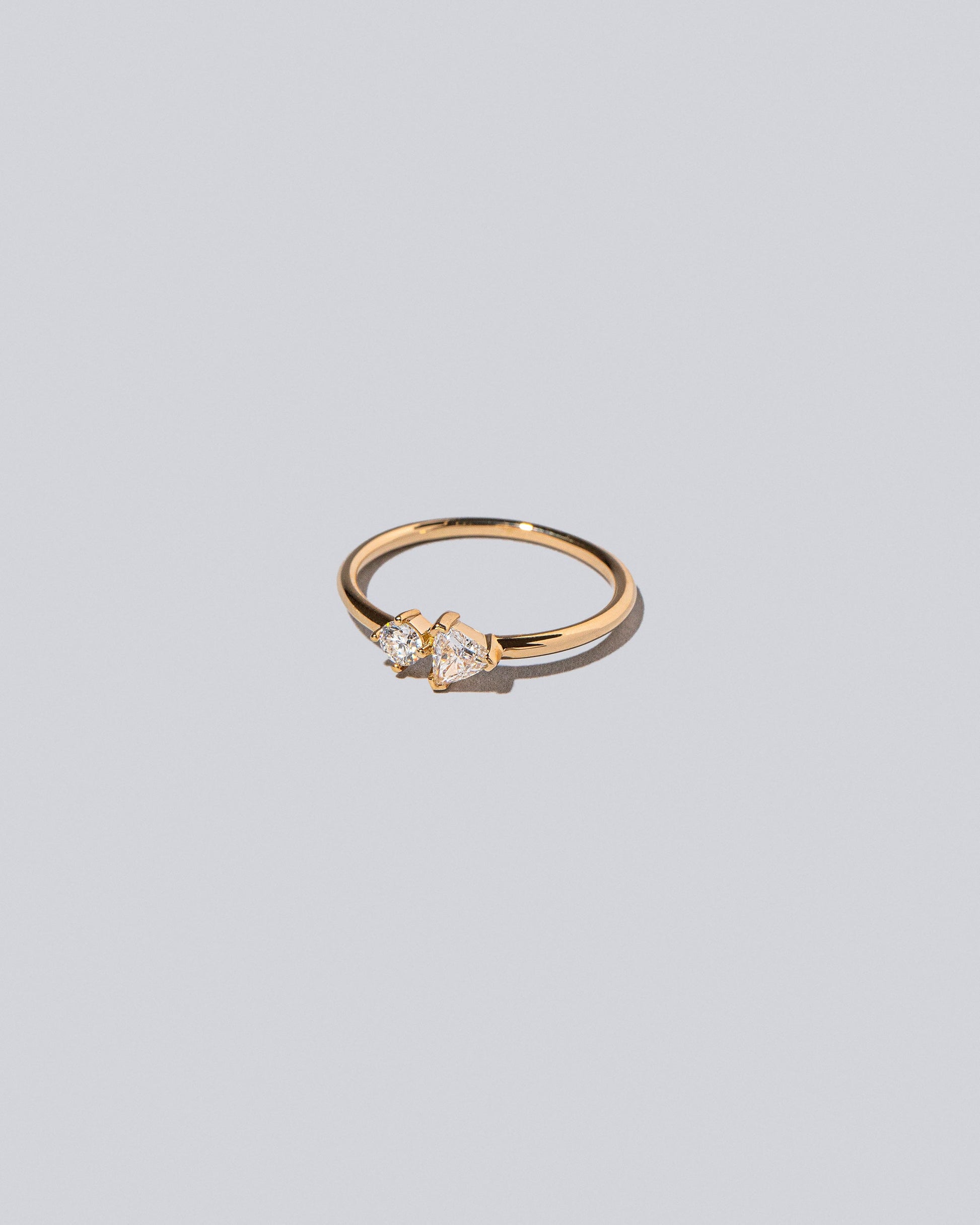  Persephone Ring - White Diamonds on light color background.