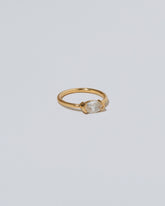 View from the side of the De Coté Ring on light color background.