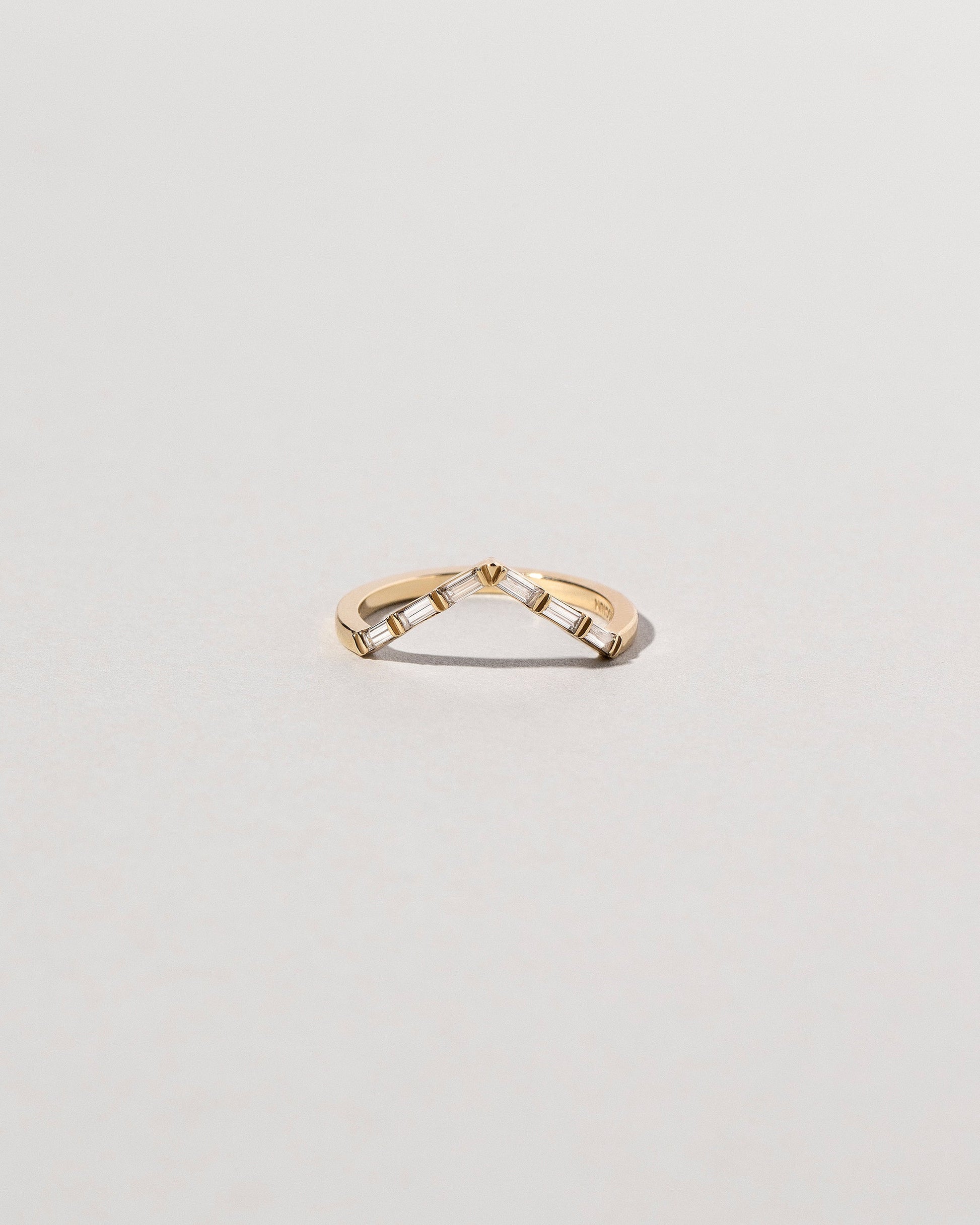  Mini Peak Band - Baguette on light color background.
