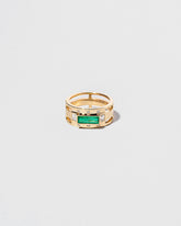  Sleeping Figure Ring on light color background.