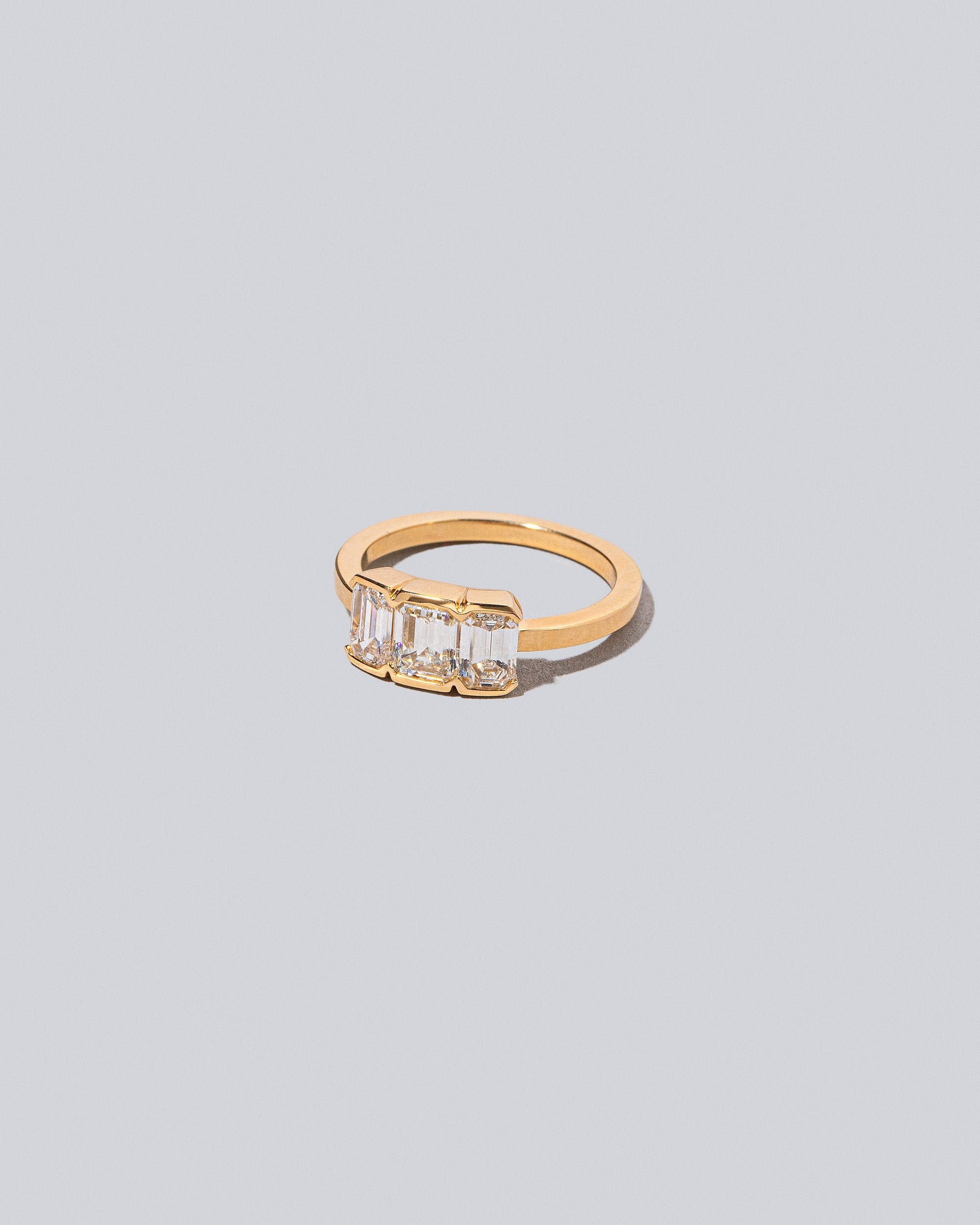 Product photo of the Prose Ring on light light color background.