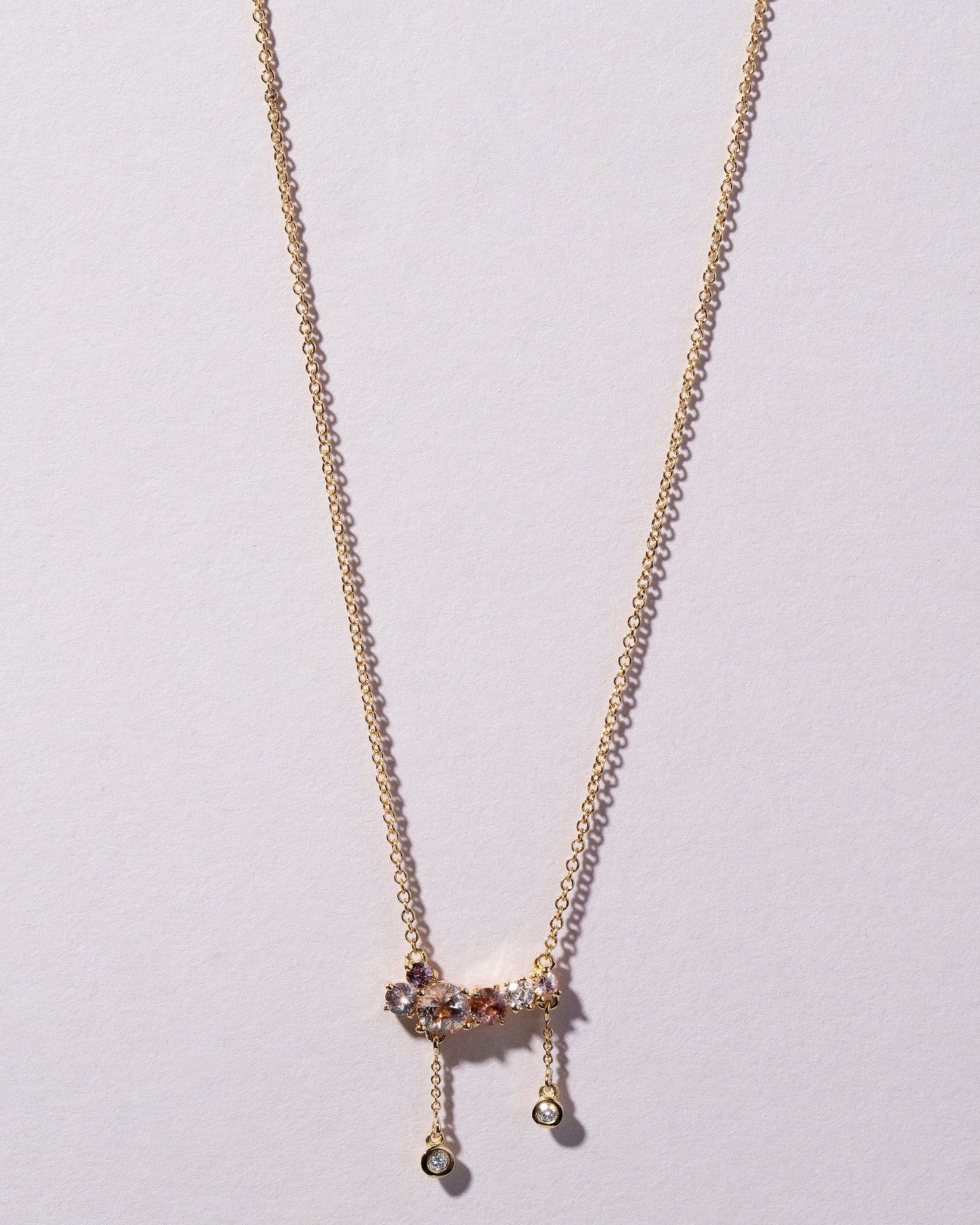  Anthea Necklace on light color background.