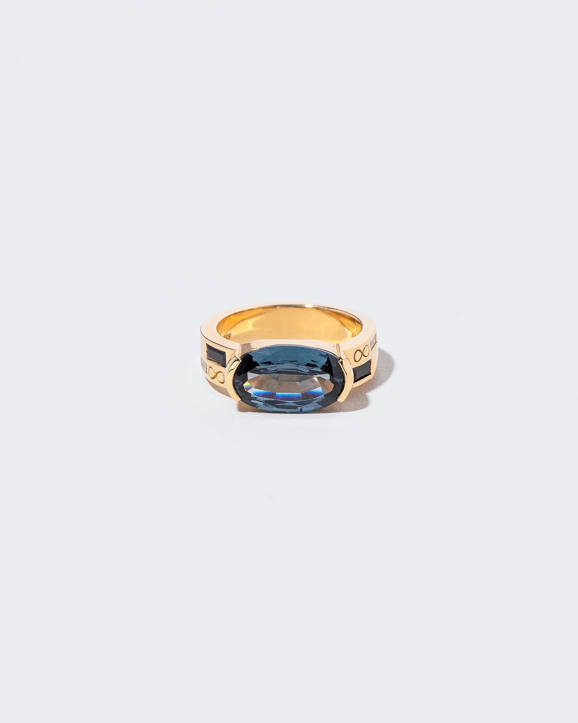  Eternal Cycle Ring on light color background.