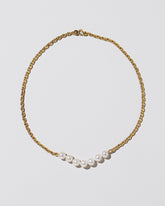 Peals of Wisdom Necklace Large flat on light background