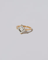 View from the side of the One Look Ring on light color background.