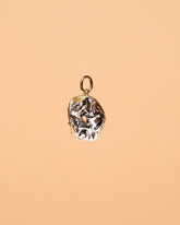  Salt Bagel Charm with Cream Cheese - Final Sale on light color background.
