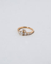 Mini Luna Ring on light color background.