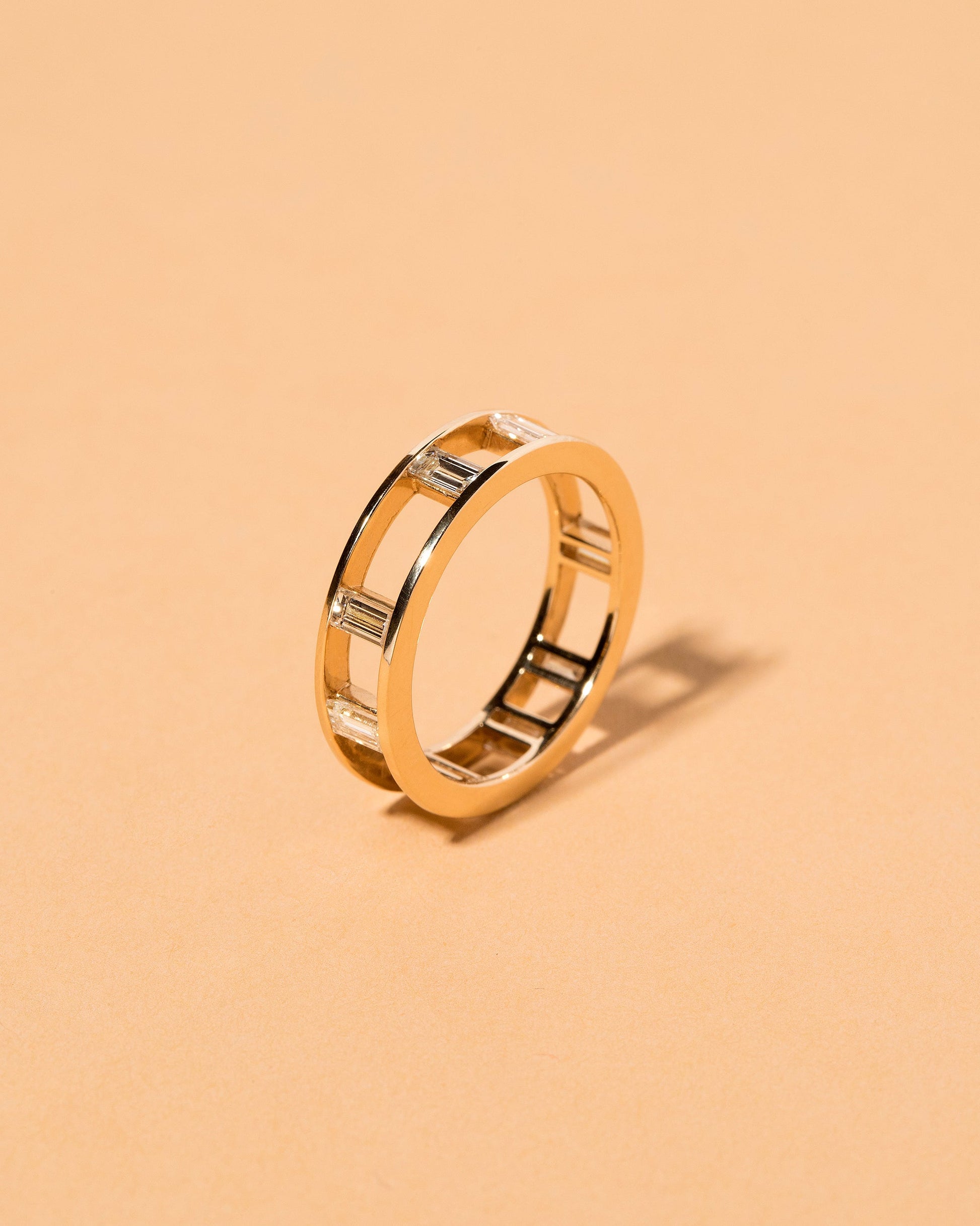  Baguette Cage Band on light color background.