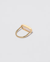 View from the back of the Polyphemus Ring on light color background.