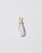  Moonstone Drop Pendant on light color background.