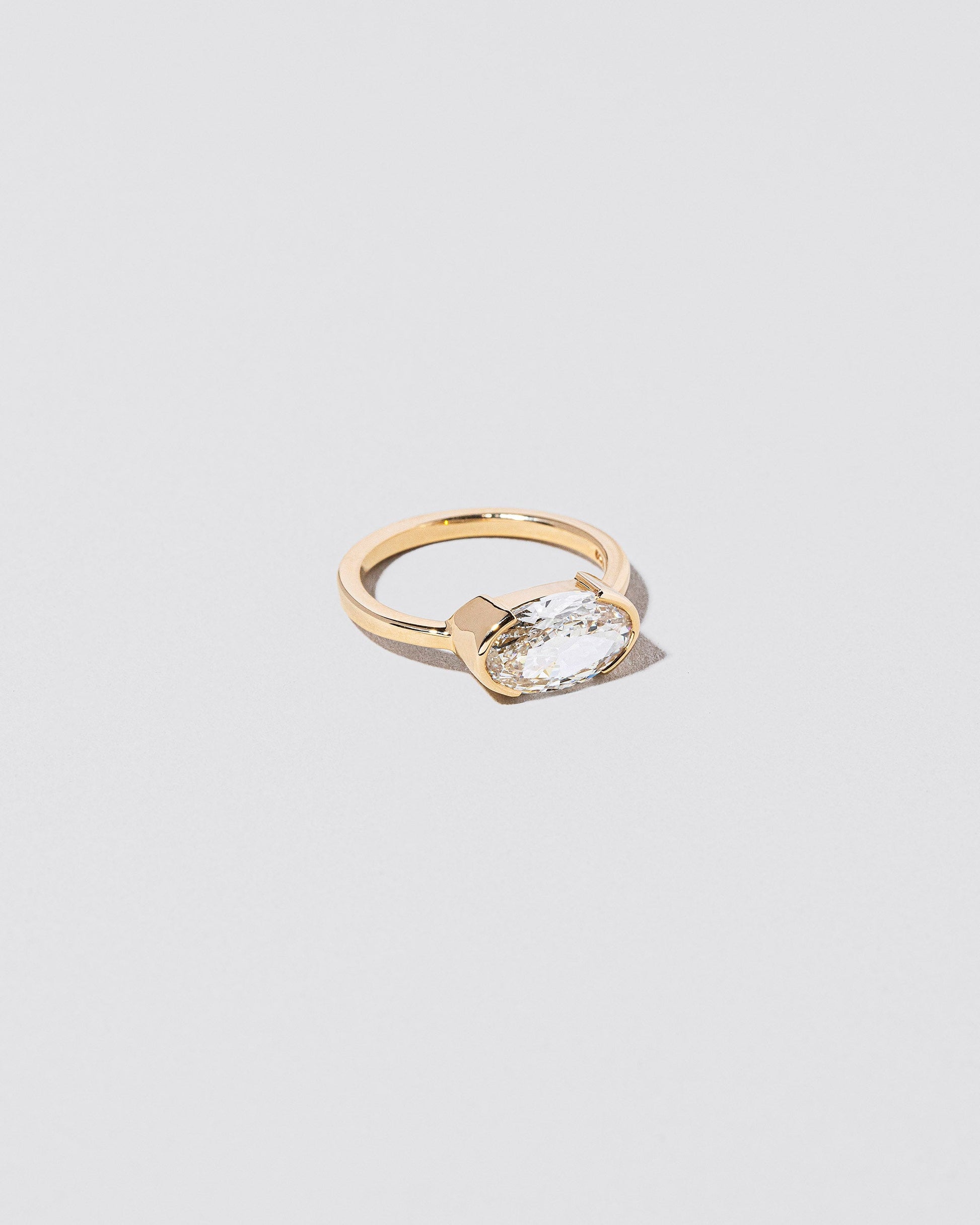 View from the side of the Basis Ring on light color background.