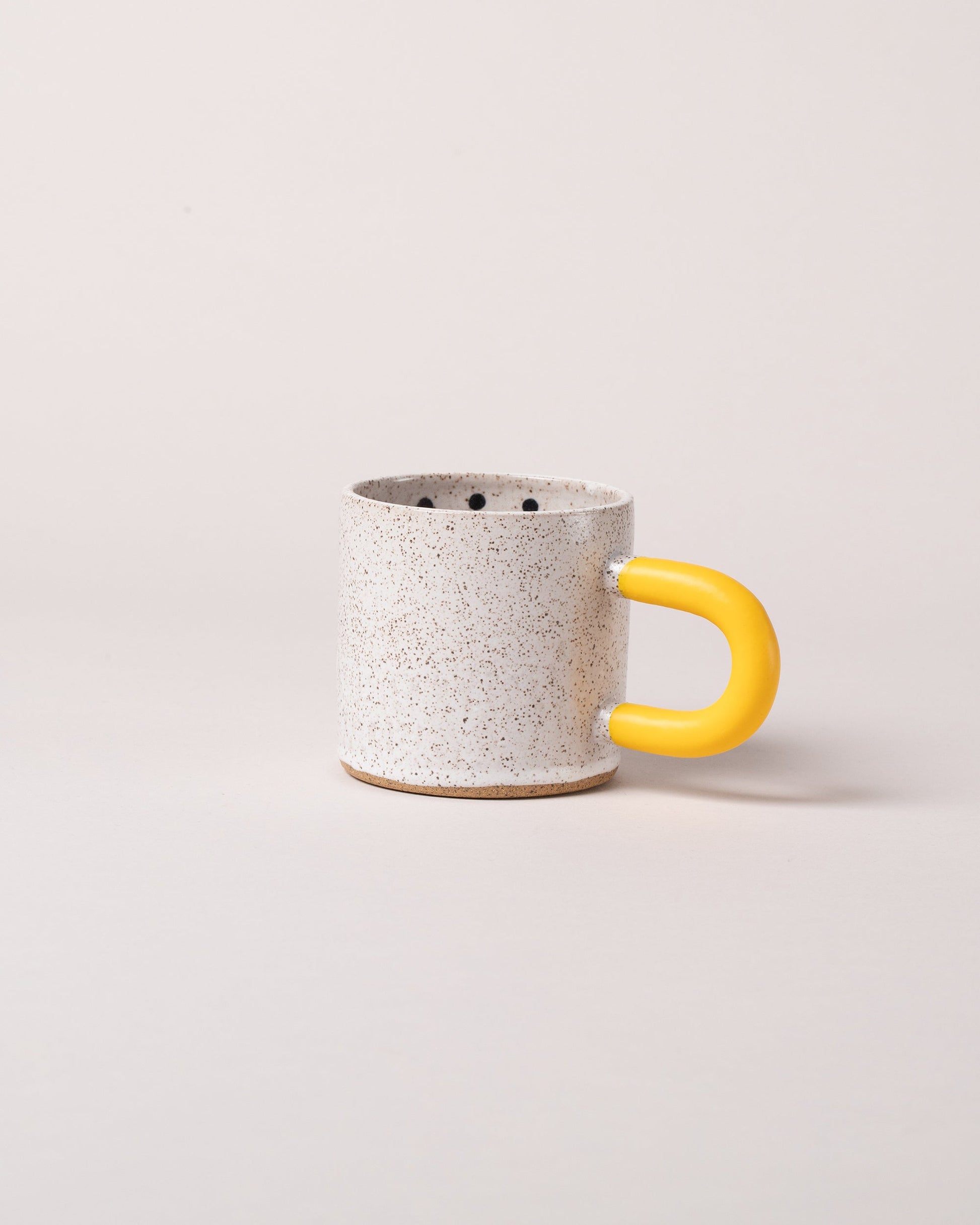  Recreation Center Yellow Dot Mug on light color background