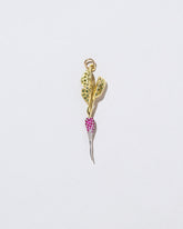  French Breakfast Radish Charm on light color background.