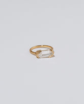 View from the side of the Relevé Ring on light color background.