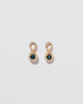  Ouroboros Earring on light color background.