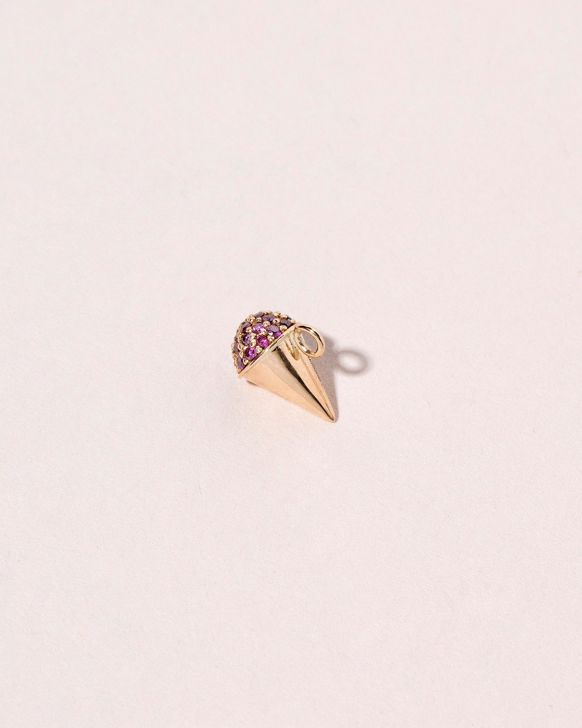  Sno Cone Charm - Sour Grape on light color background.