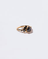  Vega Ring - Black & White Diamond on light color background.