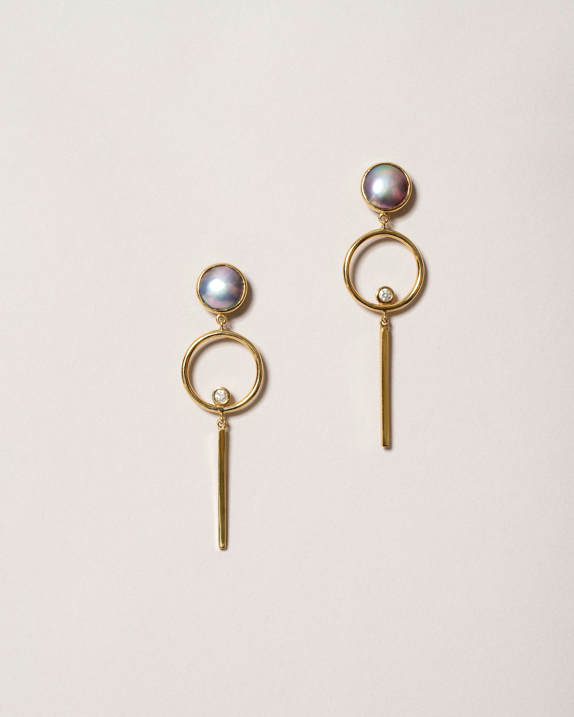  Figure 8. Drop Earrings on light color background.