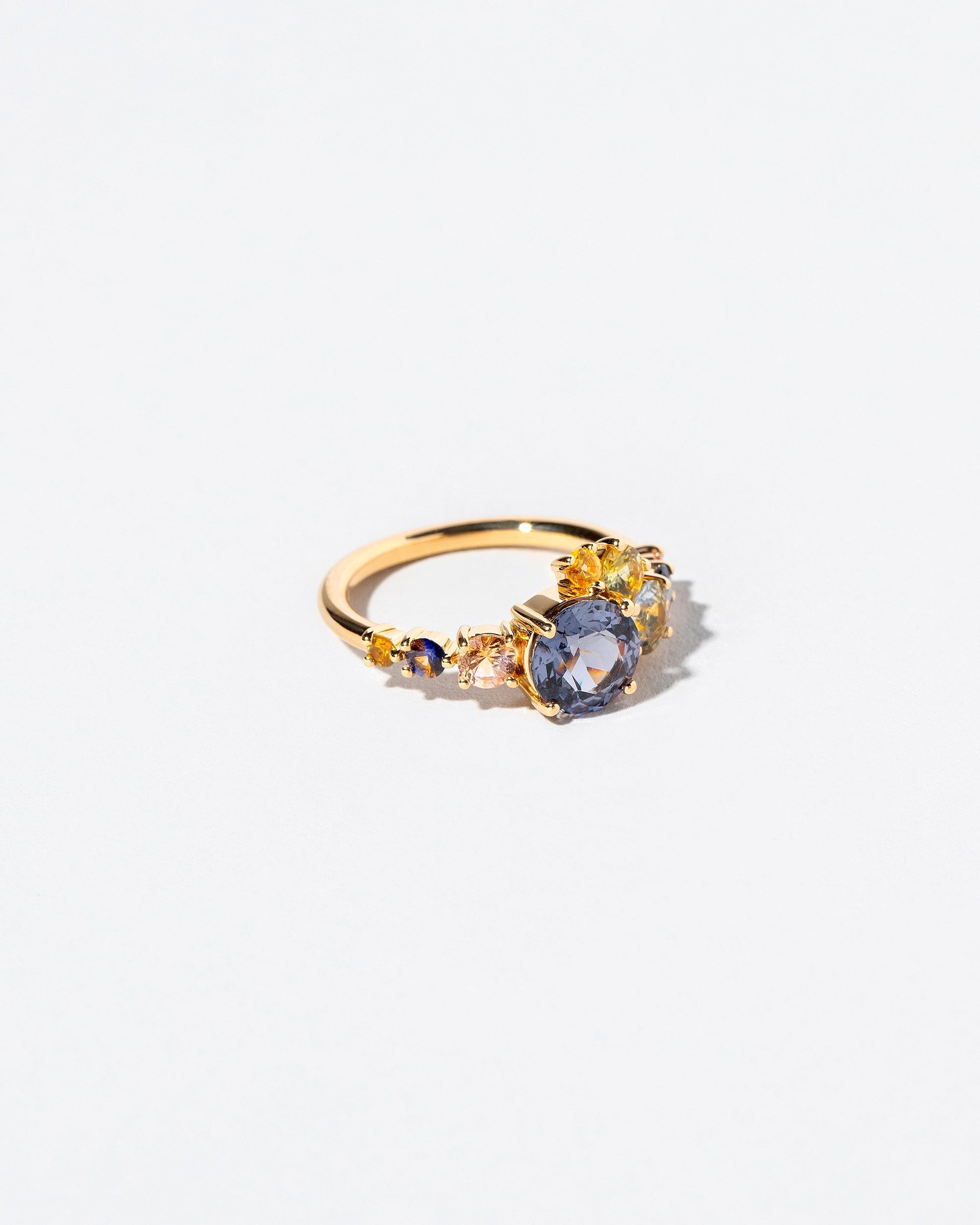  Super Luna Ring - Spinel on light color background.