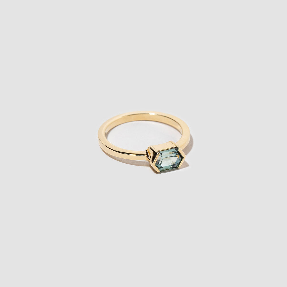 product_details::Closeup details of the Look Ring on light color background.