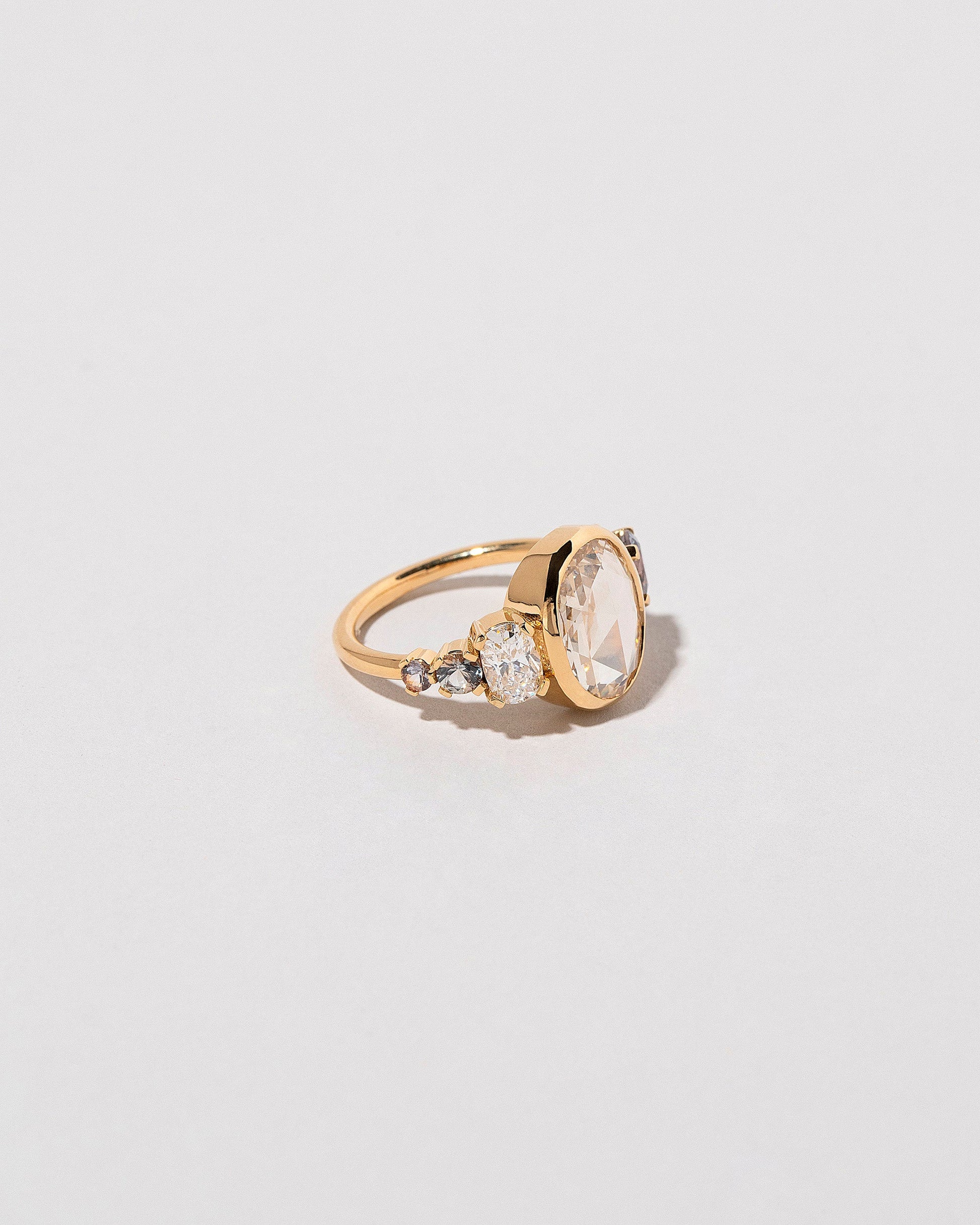  Sparkling Ring on light color background.