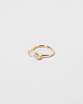 View from the side of the Eternal Ring on light color background.