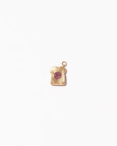 Jelly Toast Charm on light color background.