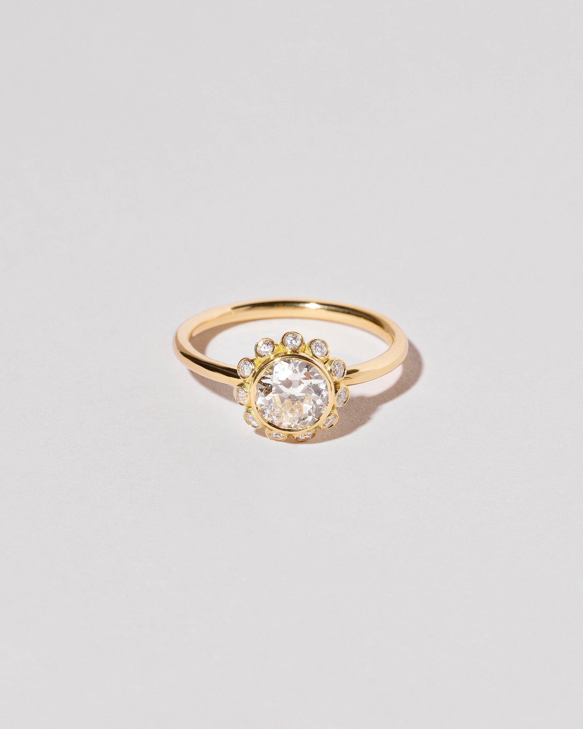  Halo Ring on light color background.