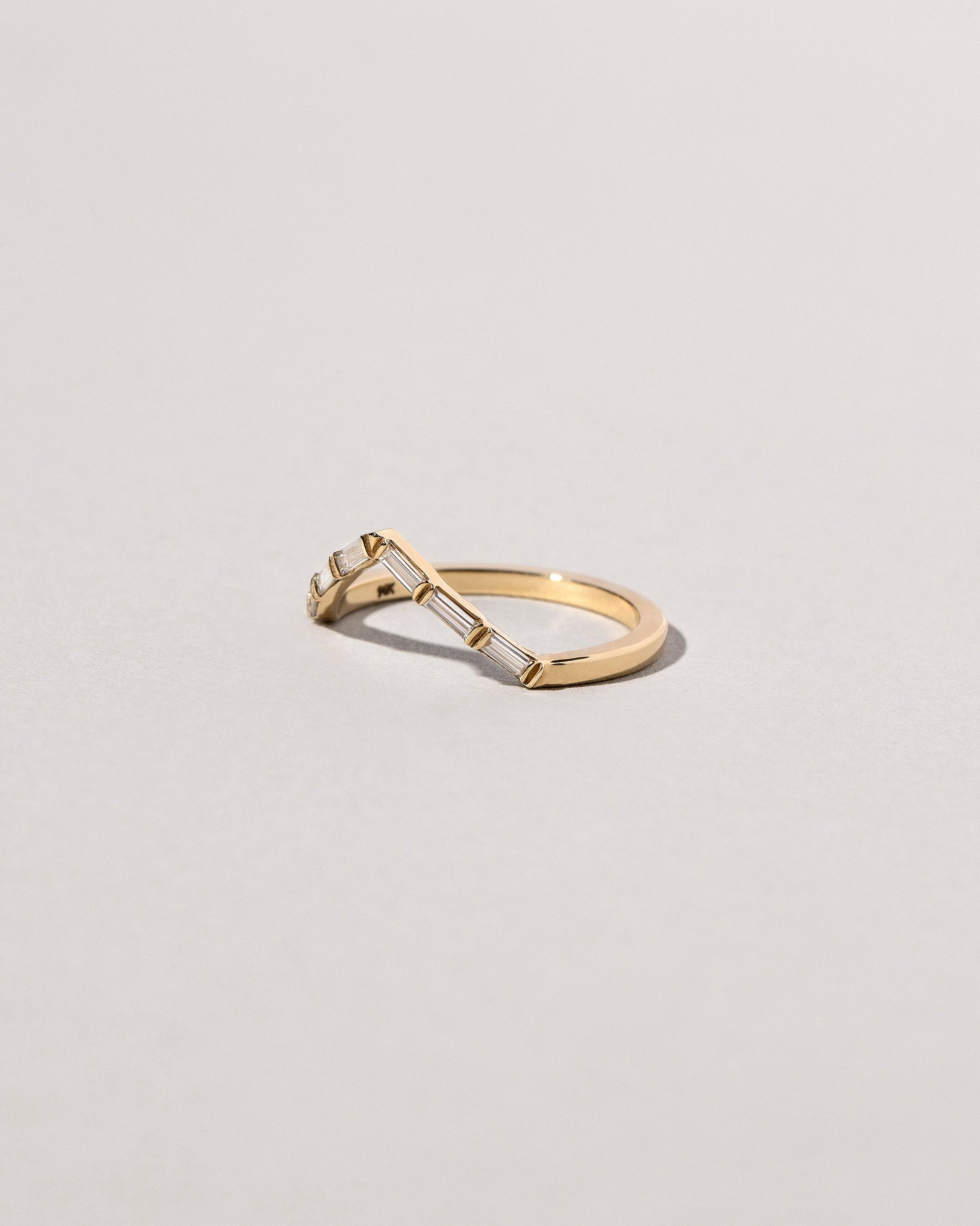  Mini Peak Band - Baguette on light color background.