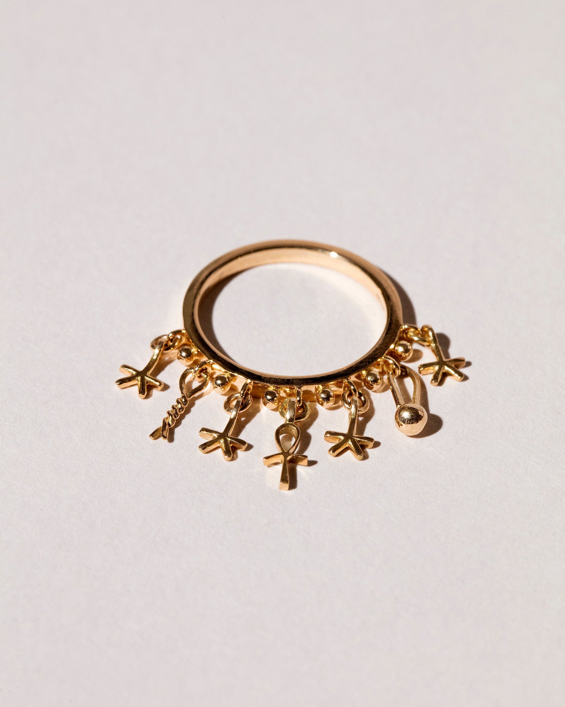  Talisman Ring on light color background.