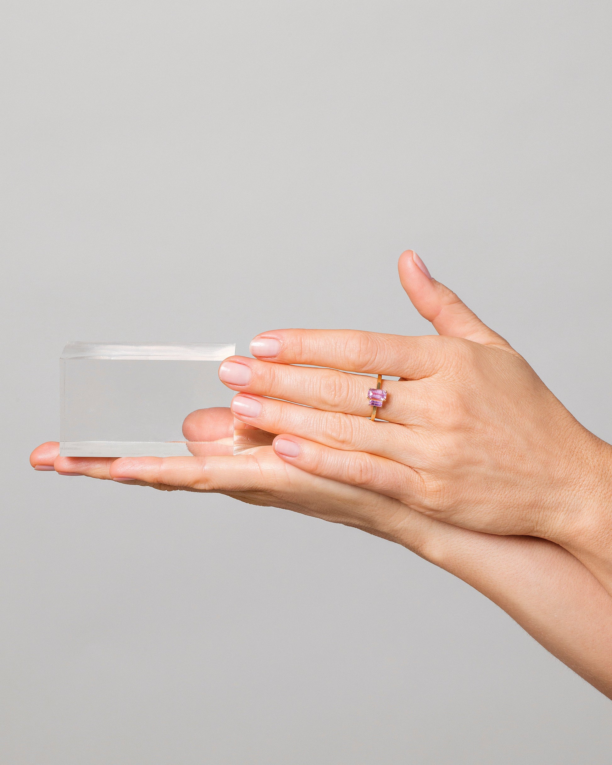 Open Sky Ring on model.