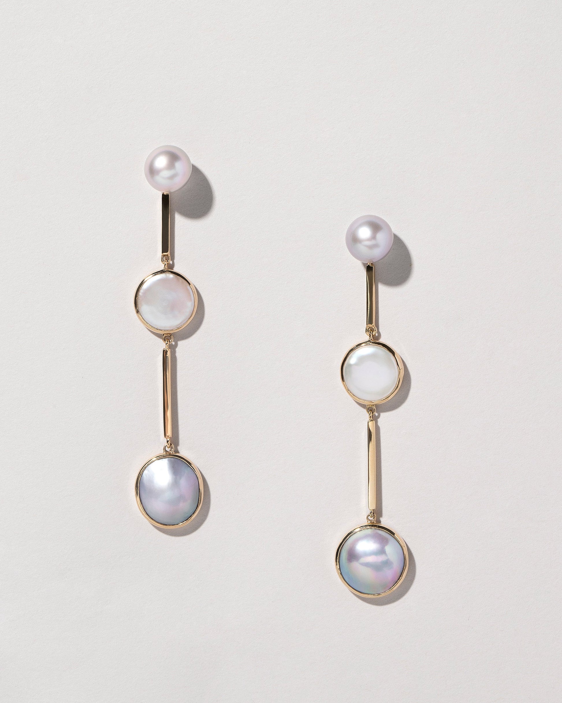  Figure 5. Drop Earrings on light color background.